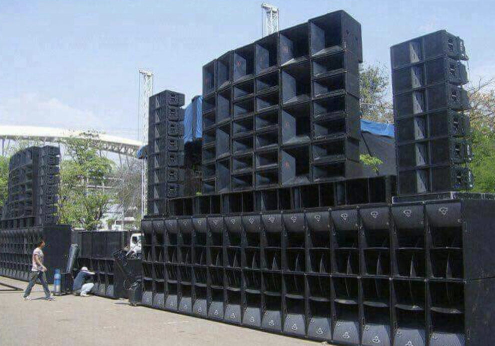 Old concert speakers